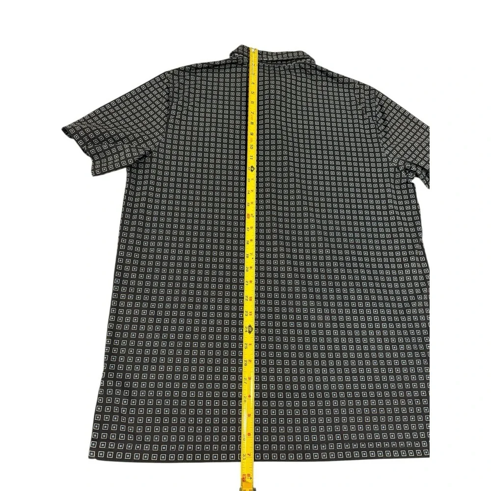RLX‎ Ralph Lauren Wicking Polo Shirt Men Size M Print Golf Performance Stretch